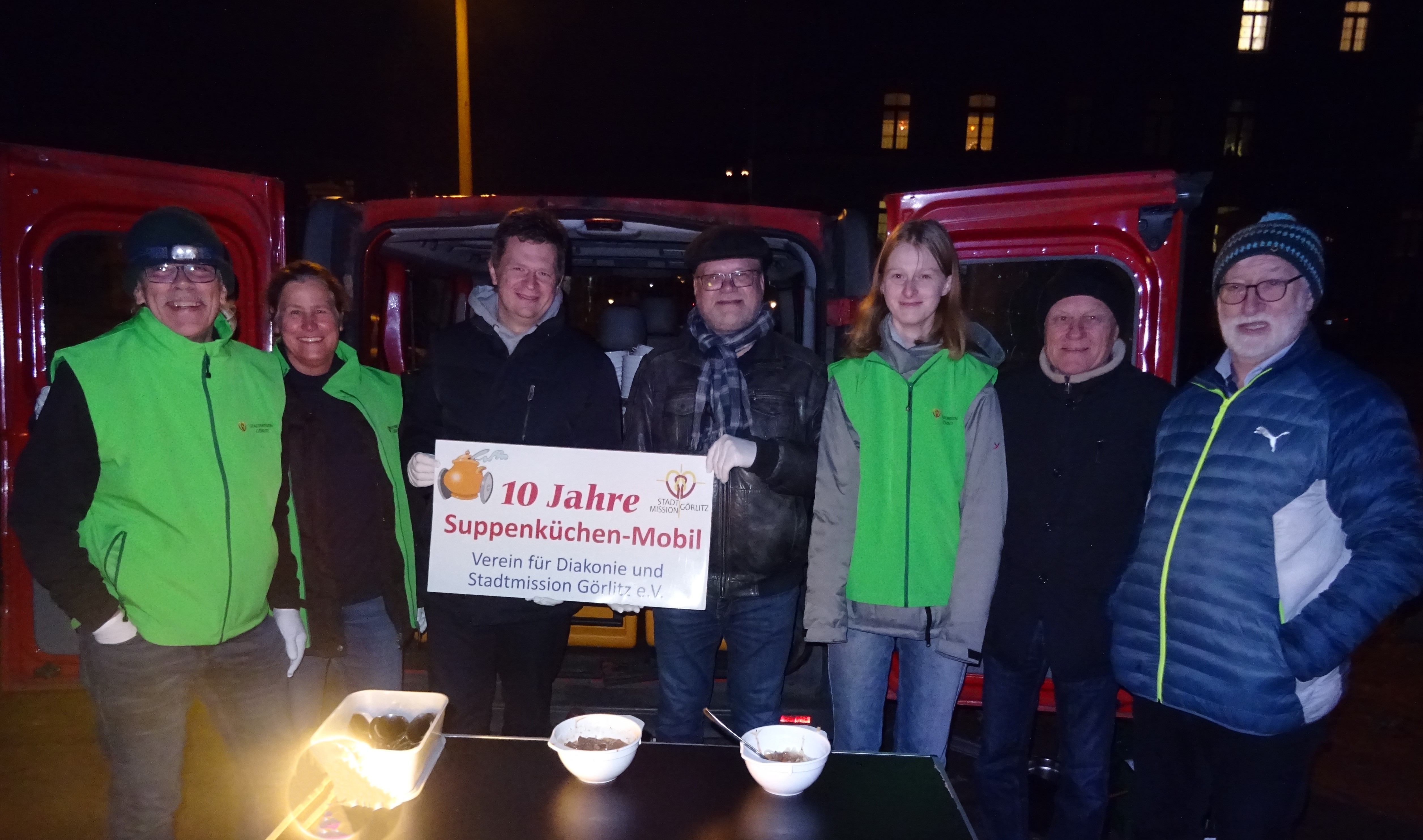 Das Team vom Lutherplatz. V.r.n.l.: Matthias Wintermann, Julia Noe, Alexander Welk, Steven Klein, Johanna Fiedler, Christian Reichardt, Gerhard Schoch.