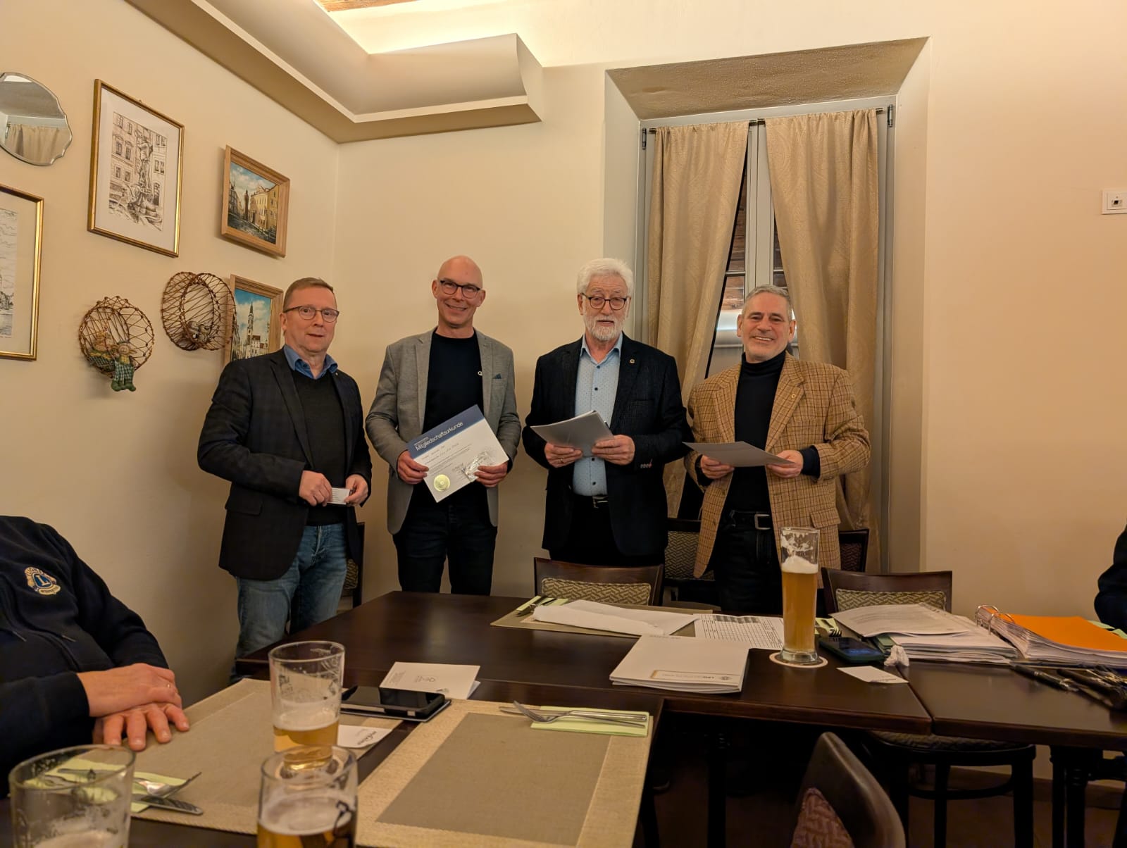 Aufnahme in den Lions Club Görlitz
