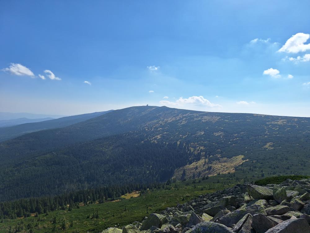 Weitblick während der Wanderung